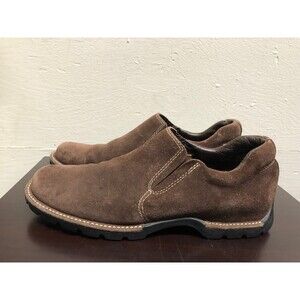 Cole Haan women Loafers  Brown suede Leather Slip On Shoes D13478  Size US 9B